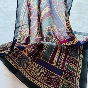 Vintage Silk Scarf – 20”x20”